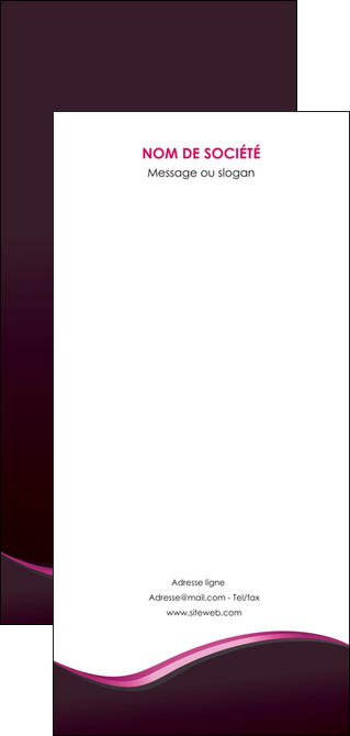 creer modele en ligne flyers web design violet noir fond noir MIF81940