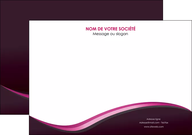 imprimer affiche web design violet noir fond noir MLGI81942
