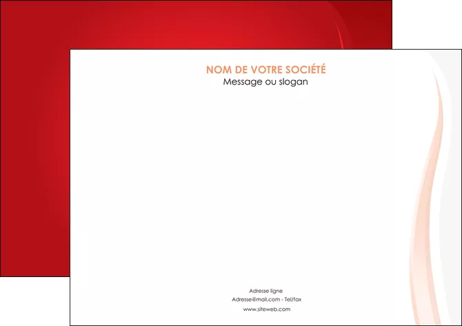 maquette en ligne a personnaliser affiche web design rouge couleur colore MLGI82294