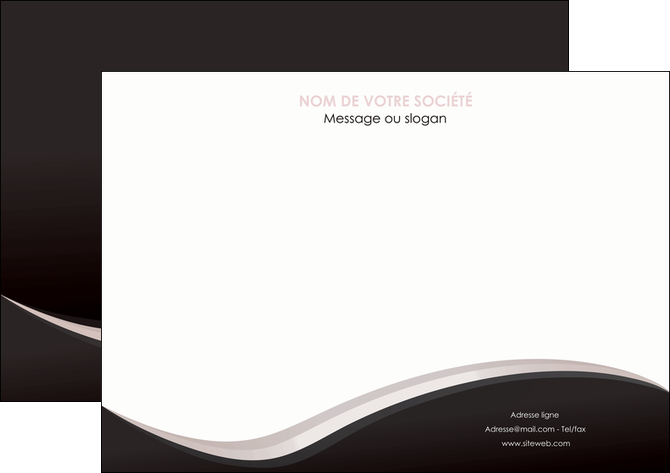 maquette en ligne a personnaliser affiche web design gris rose fond gris MIF83694