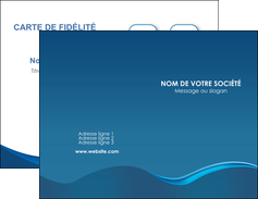 creation graphique en ligne carte de visite web design bleu fond bleu bstrait MIF84234