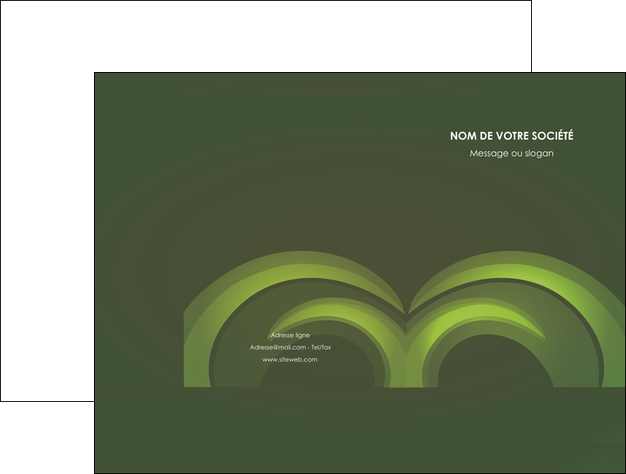 faire modele a imprimer pochette a rabat espaces verts texture contexture abstrait MIDCH85476