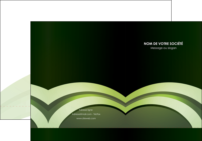 modele en ligne pochette a rabat web design vert vert fonce texture MIF85750