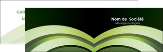 creation graphique en ligne carte de visite web design vert vert fonce texture MIF85756