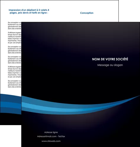 imprimerie depliant 2 volets  4 pages  web design texture contexture structure MIFBE86994