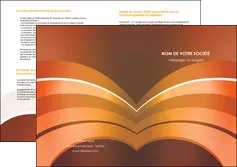cree depliant 2 volets  4 pages  bijouterie abstrait affaires arriere plan MIFBE88288