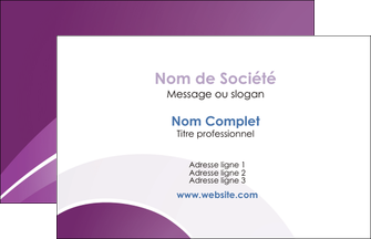 realiser carte de visite web design abstrait violet violette MLGI88318