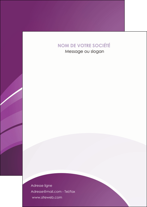 faire flyers web design abstrait violet violette MLGI88356