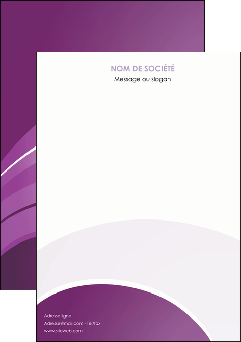 maquette en ligne a personnaliser affiche web design abstrait violet violette MLGI88360