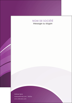 faire modele a imprimer flyers web design abstrait violet violette MIFCH88364