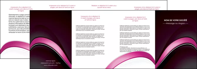 modele depliant 4 volets  8 pages  web design texture contexture structure MLIGLU88672