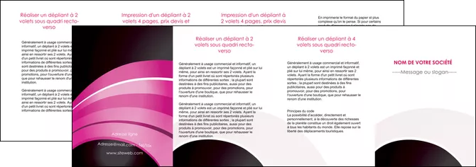 imprimer depliant 4 volets  8 pages  web design texture contexture couleurs MLGI89044