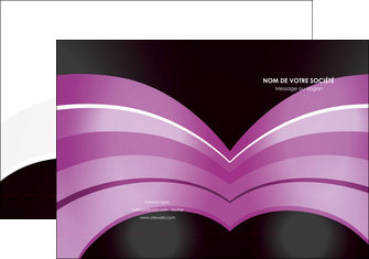realiser pochette a rabat web design abstrait violet violette MIF89196