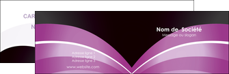 modele en ligne carte de visite web design abstrait violet violette MIFLU89202