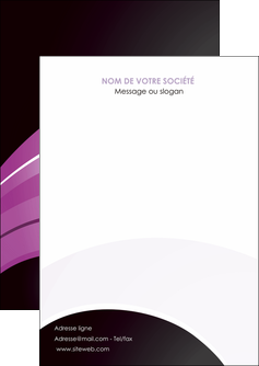 realiser flyers web design abstrait violet violette MIFCH89206