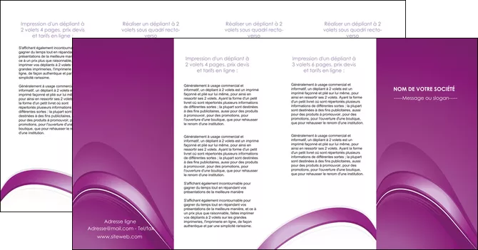 faire depliant 4 volets  8 pages  web design texture contexture structure MIFCH90076