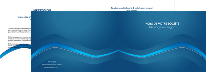 personnaliser modele de depliant 2 volets  4 pages  web design texture contexture structure MLIP90098