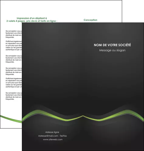 faire modele a imprimer depliant 2 volets  4 pages  web design texture contexture abstrait MLGI91206