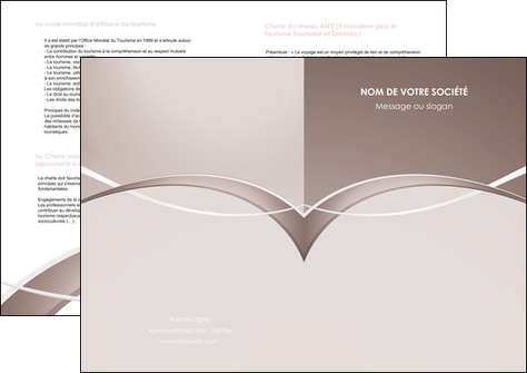 personnaliser maquette depliant 2 volets  4 pages  web design texture contexture abstrait MLIGCH91512