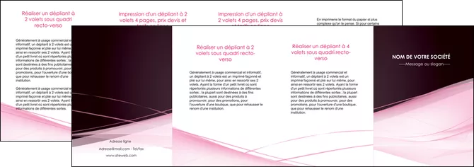 faire depliant 4 volets  8 pages  web design texture contexture structure MIFCH92920