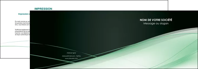 realiser depliant 2 volets  4 pages  web design texture contexture structure MIFLU92940