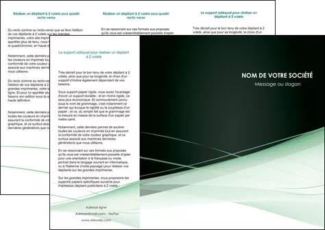 impression depliant 3 volets  6 pages  web design texture contexture structure MLIGLU92948