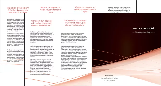 impression depliant 4 volets  8 pages  web design texture contexture structure MLIGLU93436
