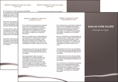 cree depliant 3 volets  6 pages  web design texture contexture structure MIFCH93554
