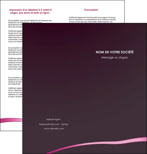 imprimer depliant 2 volets  4 pages  web design texture contexture structure MIFCH93828