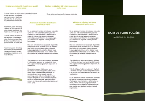 imprimer depliant 3 volets  6 pages  web design texture contexture structure MLGI93878