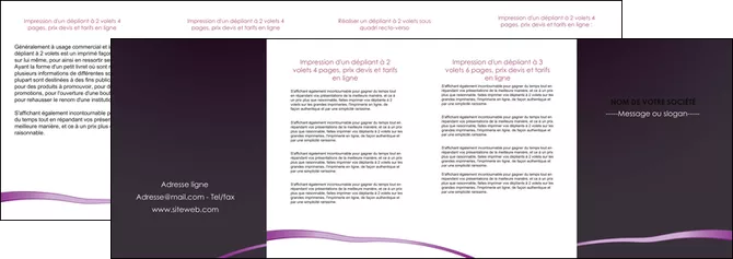 cree depliant 4 volets  8 pages  web design texture contexture structure MIFLU94050