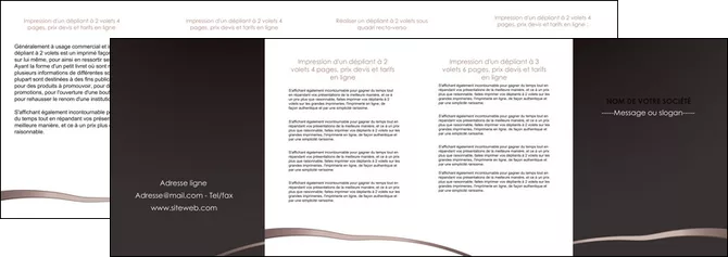 realiser depliant 4 volets  8 pages  web design contexture structure fond MLGI94158