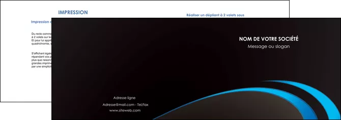 imprimer depliant 2 volets  4 pages  web design contexture structure fond MIFCH94218