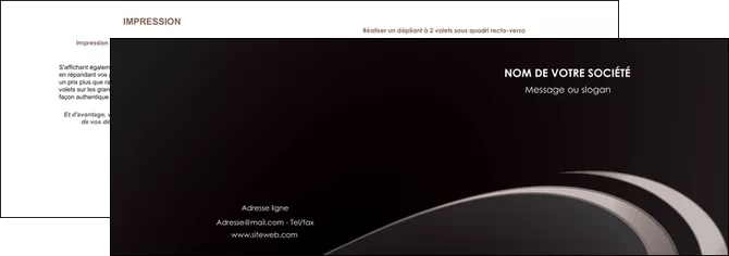 imprimerie depliant 2 volets  4 pages  web design contexture structure fond MIS94280