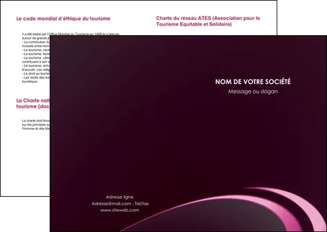 faire modele a imprimer depliant 2 volets  4 pages  contexture structure fond MIFLU94340