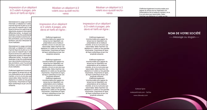 impression depliant 4 volets  8 pages  contexture structure fond MIFBE94352