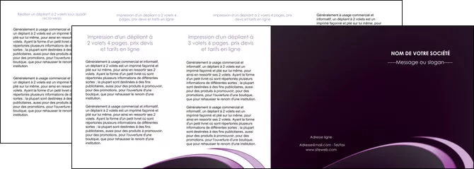 faire depliant 4 volets  8 pages  web design texture contexture structure MID94788