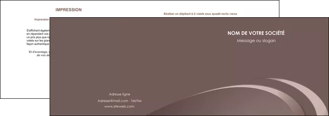 faire modele a imprimer depliant 2 volets  4 pages  web design texture contexture structure MID94870