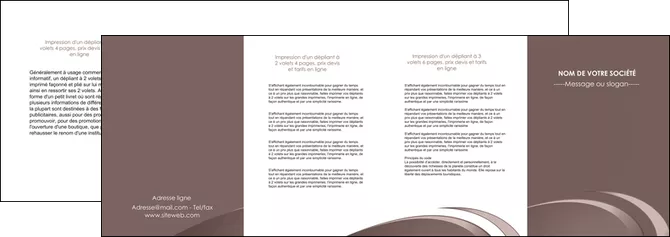 faire modele a imprimer depliant 4 volets  8 pages  web design texture contexture structure MLGI94886