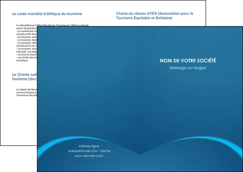 creer modele en ligne depliant 2 volets  4 pages  web design texture contexture structure MIF95122