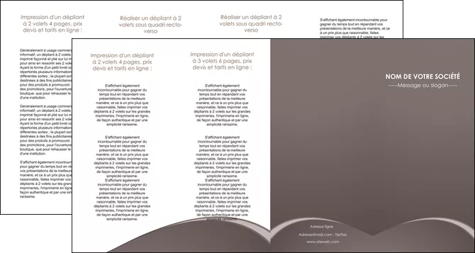 faire depliant 4 volets  8 pages  web design texture contexture structure MIFLU95290