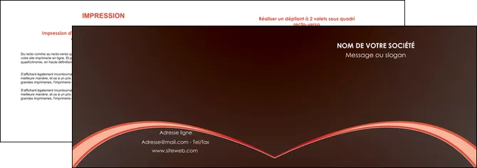 creation graphique en ligne depliant 2 volets  4 pages  texture contexture structure MIFCH95944