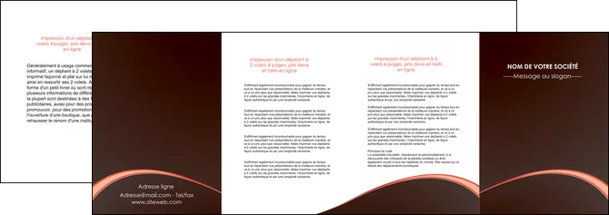 faire depliant 4 volets  8 pages  texture contexture structure MIFCH95962